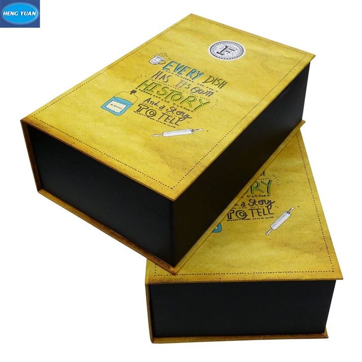 Bespoke Cardboard Book Shape Box